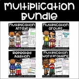 Multiplication Bundle Anchor Charts, Games, Worksheets, an