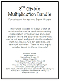 Multiplication Bundle:  Focusing on Equal Groups and Arrays