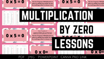 Preview of Multiplication By Zero's Lesson Plans and Worksheets for Second Grade