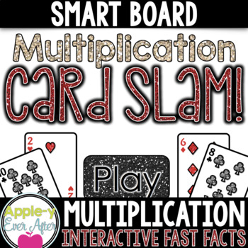 Preview of Multiplication Card Slam - Digital Projector Game