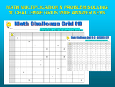 Multiplication Challenge Grids (Problem Solving / Basic Sk