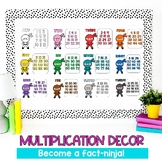Classroom Decor | Math Multiplication Chart | Math Fact | 