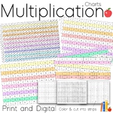 Multiplication Charts - Ready to use on Smart Board or Printables