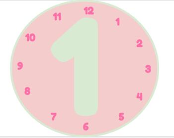 Preview of Multiplication Circles-Pastel Pink and Green
