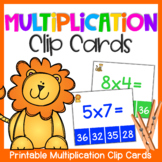 Multiplication Clip Cards: Multiplication Center Activity 