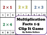 Multiplication: {Clip It Multiplication Game for Multiplic
