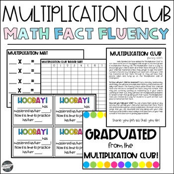 Preview of Multiplication Club