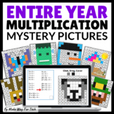 Multiplication Color By Number | Summer Mystery Pictures S