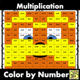 Multiplication Color By Number /  Mustache Man / Read Acro