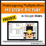 Multiplication Color By Number Thanksgiving | Thanksgiving