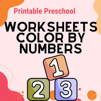 Preview of Multiplication Color By Number Worksheets - Math Worksheets, Digital Activity