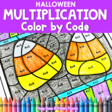 Halloween Math Multiplication Color by Code | {2’s - 9's}