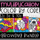 Sports Theme Multiplication Color by Code Number NO PREP Coloring ...