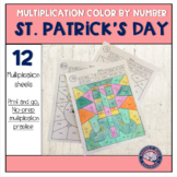 Multiplication Color by Number I Multiplication Facts | Mu