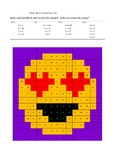 Multiplication Color to reveal the emoji!   & Multiplicati