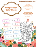 Multiplication Colorsheet