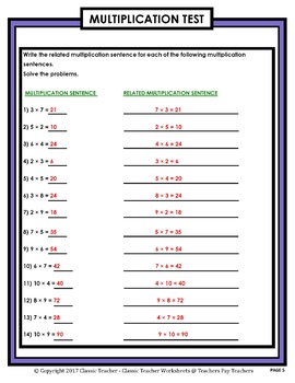 commutative property of multiplication using pictures grades 3 4 3rd