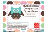 Multiplication Comparison Scoot Game