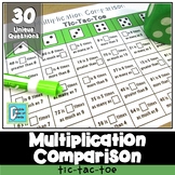 Multiplication Comparison Tic Tac Toe Game