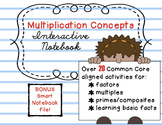 Multiplication Concepts Interactive Notebook