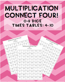 #AUSBTS18 Multiplication Connect Four maths games! 0-9 dic