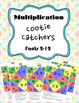 Multiplication Cootie Catchers by Kelly Khokhar | TpT