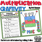 Introduction to Multiplication Monster Activity: Roll dice