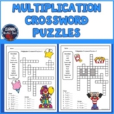 Multiplication Crossword Puzzle Printables