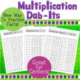 Multiplication Dab Its/Multiplication Facts Fluency