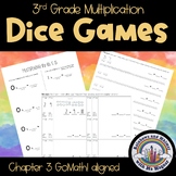 Multiplication Dice Games - 3rd Grade Ch. 3 GoMath! Aligned