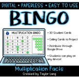 Multiplication Digital BINGO