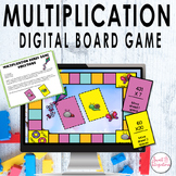 Multiplication Digital Board Game - 1 and 2 Digit Multipli