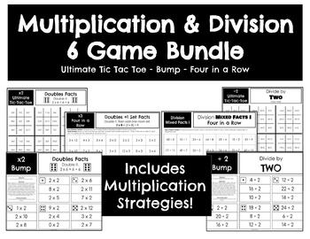 Preview of Multiplication & Division 6 Game Bundle - 246 Games - Includes x Strategies!