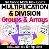 Multiplication & Division Models Task Cards | Arrays & Equ