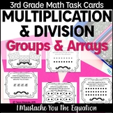 Multiplication & Division Arrays & Equal Groups Task Cards