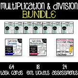 Multiplication & Division BUNDLE | 18 Exit Tickets, 64 Tas
