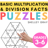 Multiplication & Division Basic Facts Math Puzzles (Tarsia