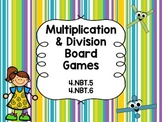 Multiplication & Division Board Games 4.NBT.5, 4.NBT.6