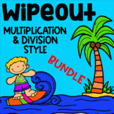 Multiplication & Division Bundle - WipeOut - Math Game Bui
