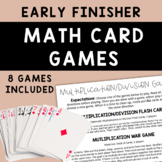 Multiplication & Division Card Games | Middle School Early