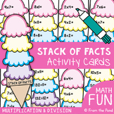 Multiplication & Division Fact Families {Activity Cards}