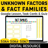 Multiplication & Division Fact Families 3.OA.4 Digital Pra