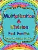 Multiplication & Division: Fact Families Worksheet
