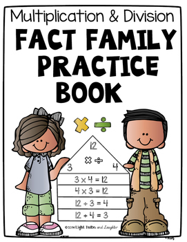 Preview of Multiplication & Division Fact Family Practice Pack