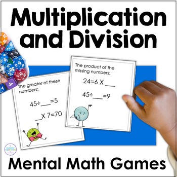 using mental math to divide teaching resources tpt