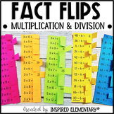 Multiplication & Division Facts Practice Fact Flips BUNDLE