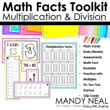Preview of Multiplication and Division Math Fact Fluency Practice
