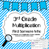 Multiplication Find Someone Who Activity
