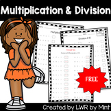 Multiplication & Division Free 2nd through 4th Grades Math