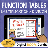 Multiplication & Division Function Tables BOOM Digital Task Cards